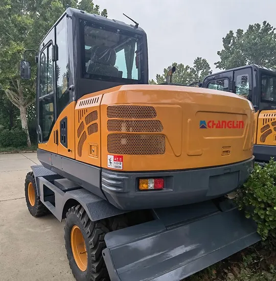 New Changlin Wheel China Construction Machinery Mini Excavators 7tons Excavator Ght80W