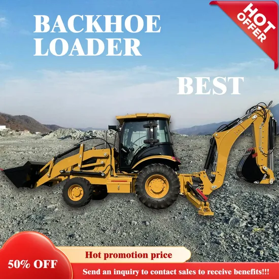 Manufacturer! ! ! Excavator New Chinese Mini Small Tractor Wheel Best Hydraulic Backhoe Loader with Towable for Low Price Sale