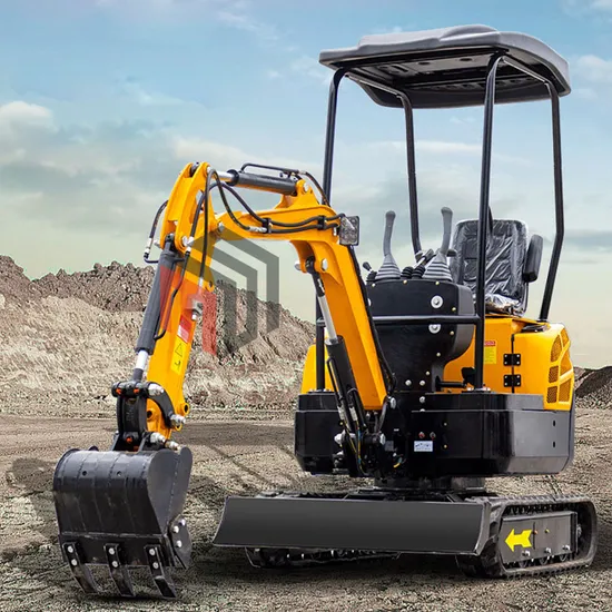 Powerful Mini Digger Excavator for Preparing Building Foundations Maneuvering Around Forms and Rebar with Ease