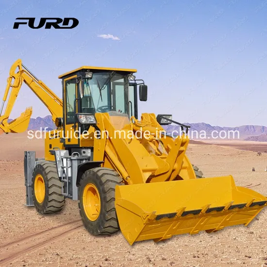 More Optional Wheel Backhoe Loader 4WD for Sale Fbl10-20