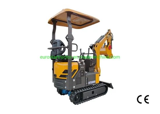 CE Euro 5 Engine Ex8010 Excavator Backhoe Loader Slippage Mini Small Hydraulic Crawler Farm Deisel Land Wheel Engineering Excavator for Construction