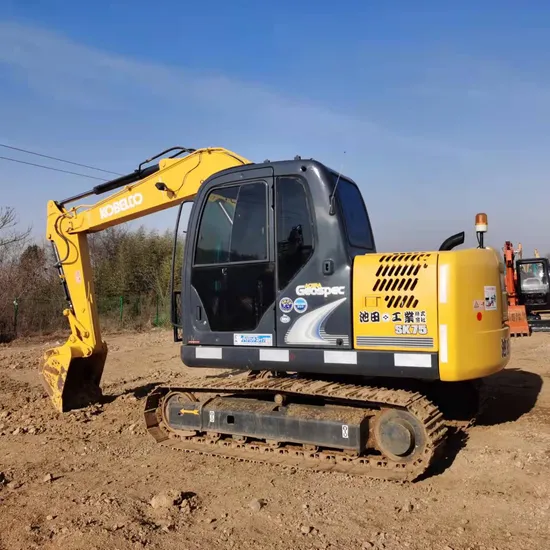 7.5 Tons Original Used Kobelco Sk75 Crawler Excavator Cheap Kobelco Sk55 Sk135 Excavator for Sale
