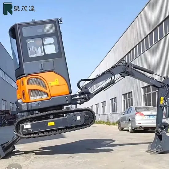 Mini Trench Digger 1.8/2 Ton Earth Moving Compact Long Reach Hydraulic Backhoe Track Excavator