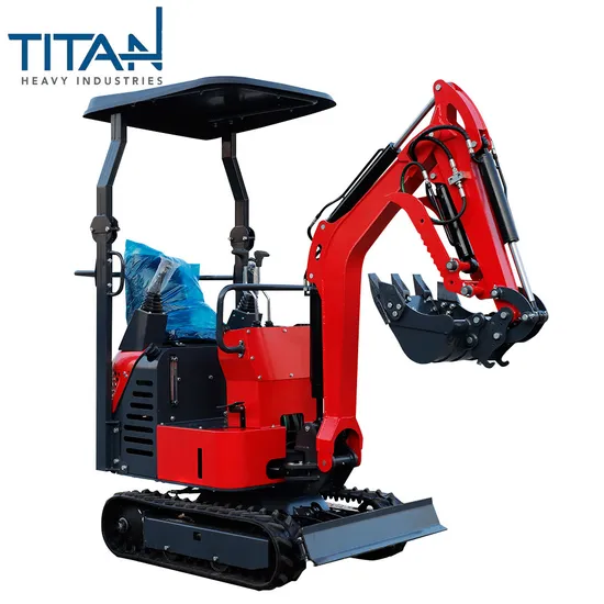 China Titan factory direct sale free shipping  TE10 1on mini crawler excavator with good price