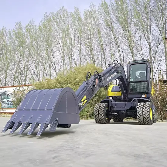 Rapid Cycle Times Import Engine Tired Excavator Excavating Machinery Sale Diesel 6 Ton 8 Ton Quick Hitch Mobile Excavator