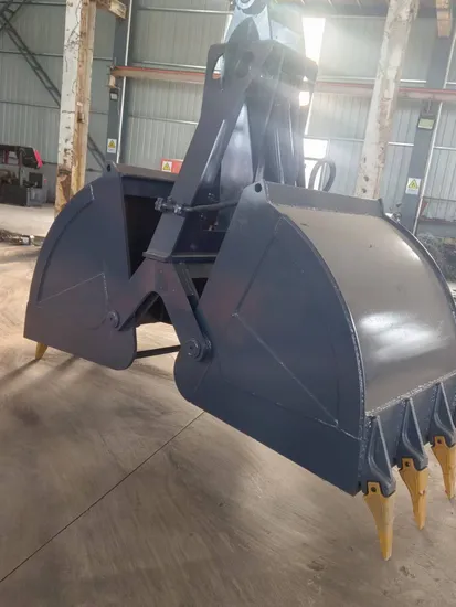 Excavator Clamshell Bucket Shell Grab for Sand Coal Stone Scrap Material Handling in Harbor and Mine