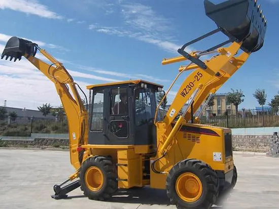 Backhoe Loader Wz30-25 2.5 Ton 60kw Small Flexible Easy to Operate