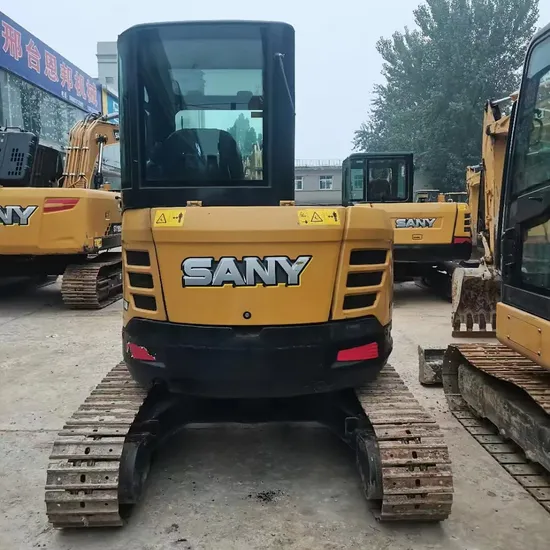 3.5tons Used Sany Crawler Excavators Mini Second Hand Sy35u Excavator