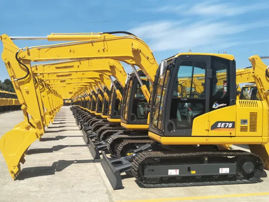 Brand Shantui New 7 Ton Mini Hydraulic Crawler Excavator Se70W