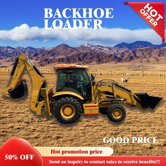 Diesel Excavator New Chinese Mini Small Excavator Tractor Wheel Best Backhoe Loader with Towable Good Price Sale for Garden Farm