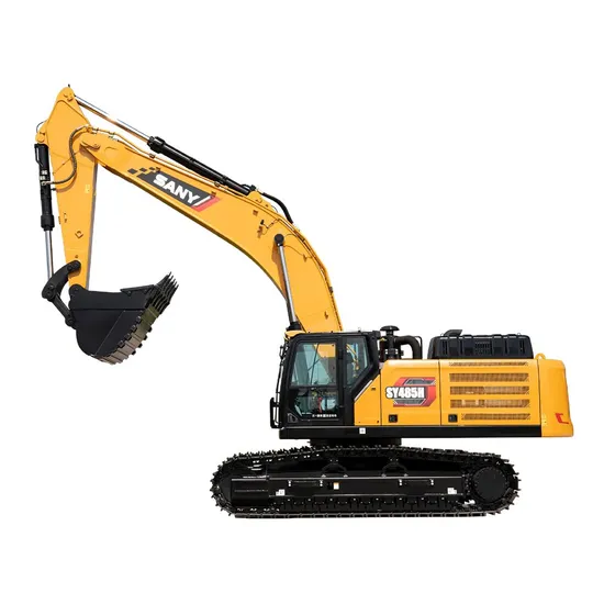 Large Hydraulic Crawler Excavator Sy485glc-S Sy485h-S 48-50 Tonne 48500 50000 Kg 2.6-3.1 M3 Rock Bucket 343 Kw 2100 Rpm Cummin Engine Ripper Hammer Breaker