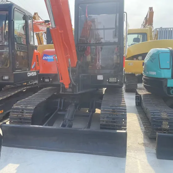 Original Doosan Dh55 Brand Used Crawler Excavator 5.5 Ton Small Second-Hand Machine with EPA and CE Certification