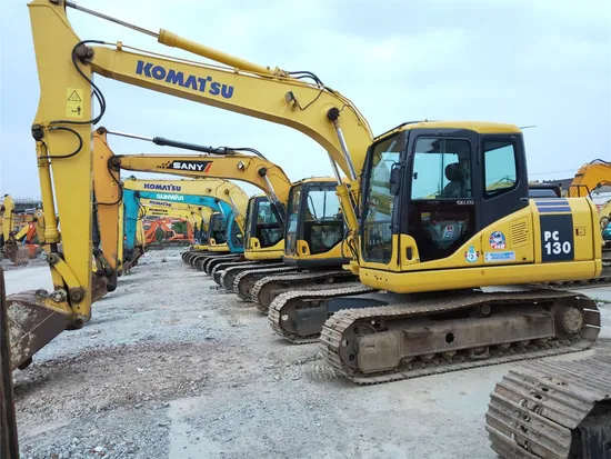 Original Japan Second Hand 13 Ton Hydraulic Excavator Kkomatsu PC130 PC120 PC160 Crawler Excavator Cheap PC130-7 Used Excavator Digger