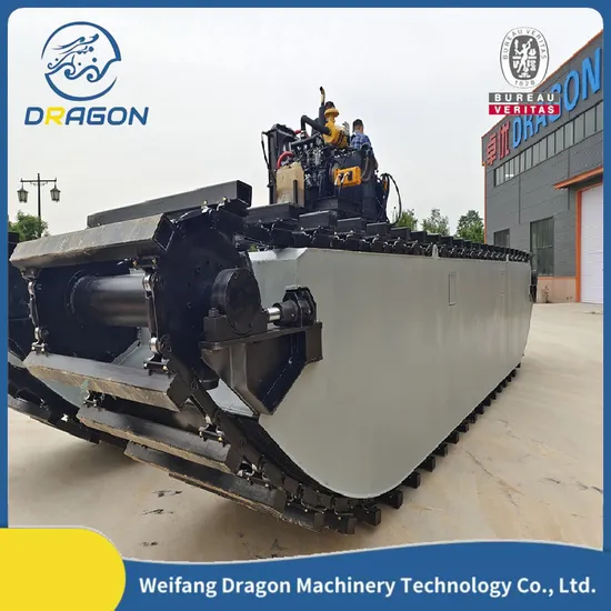 Self Propelled Cutter Suction Dredger/Amphibious Type Multipurpose Dredger for Both Glasses of Water and Land Dredging Excavator