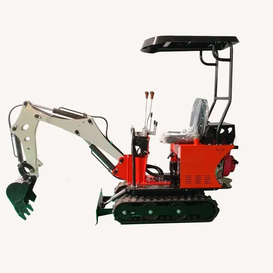 CE Farm Home Construction Agricultural Micro Wheel Excavation Mini Excavator