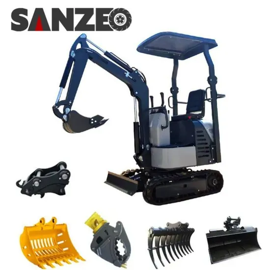 1ton Mini Excavator Machine Small Earth-Moving Machinery Excavator Attachments