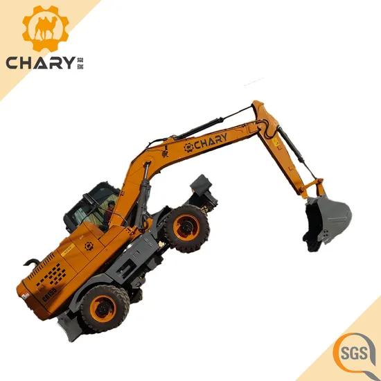 Good Condition Mini Wheeled Excavator for Sale