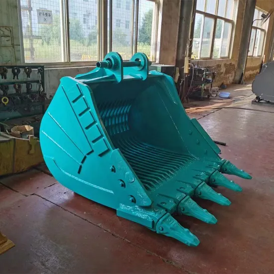 Excavator Attachment 3cbm OEM Rock Standard Bucket Skeleton Excavator Bucket