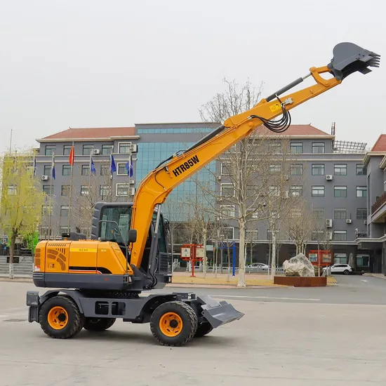 China Factory Direct Sale Wheeled Digger Bucket Dig Machine Wheel Excavators