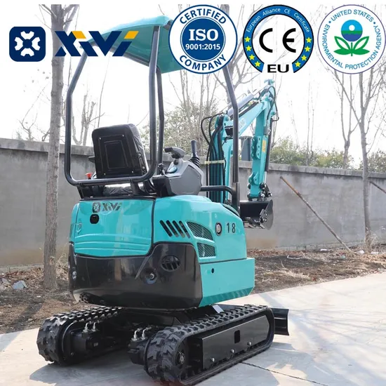 Mini Excavator CE/EPA with Kubota Engine China Wholesale Small Digger 1.2 Ton 1.5 Ton 1.8 Ton Excavator