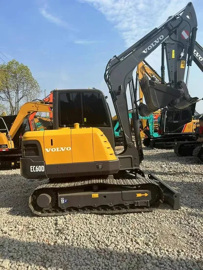 2021 Year Model Volvo Ec60 Crawler Excavator Small Used Excavator in Stock