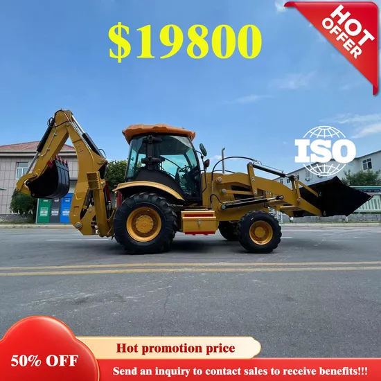 Good Selling! ! ! Factory Price Is Only $18, 000! ! ! Diesel Excavator New Chinese Mini Small Excavator Tractor Wheel Best Backhoe Loader with Towable for Sale