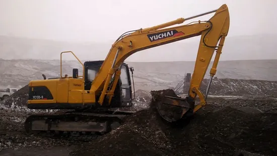 13 Ton 14 Ton Yuchai Yc135-9 Hydraulic Crawler Small Excavator
