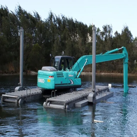 2022-High Quality Amphibious Excavator Undercarriage Pontoon Dredge Pontoon Amphibious Excavator for Dgame26