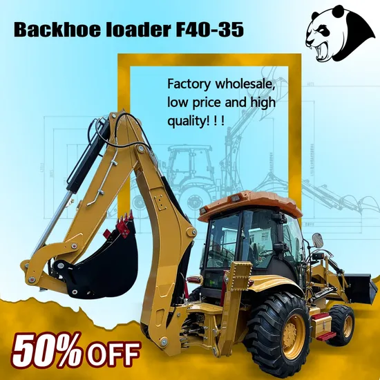 Consult Us for a Surprise! ! ! Diesel Excavator New Chinese F40-35 Mini Small Excavator Tractor Wheel Best Backhoe Loader with Towable for Low Price