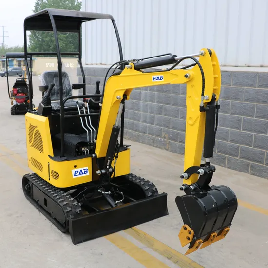 Construction of Tap Water Pipelines Mini Excavator