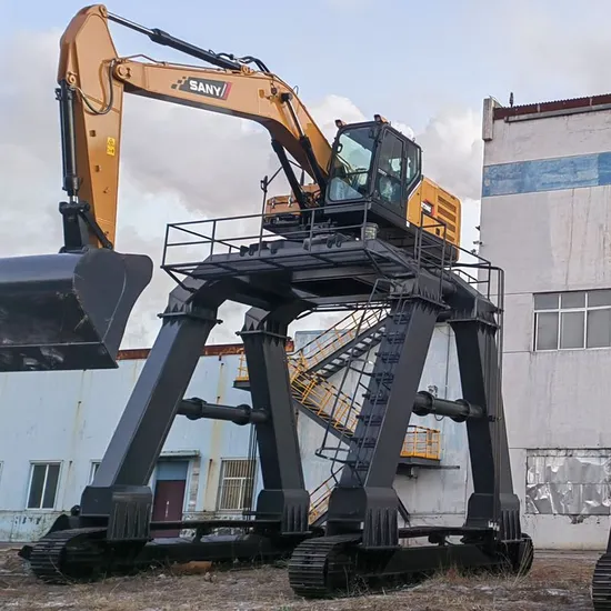 Coal Logistics Railway Unloading Long Leg Excavator Modification