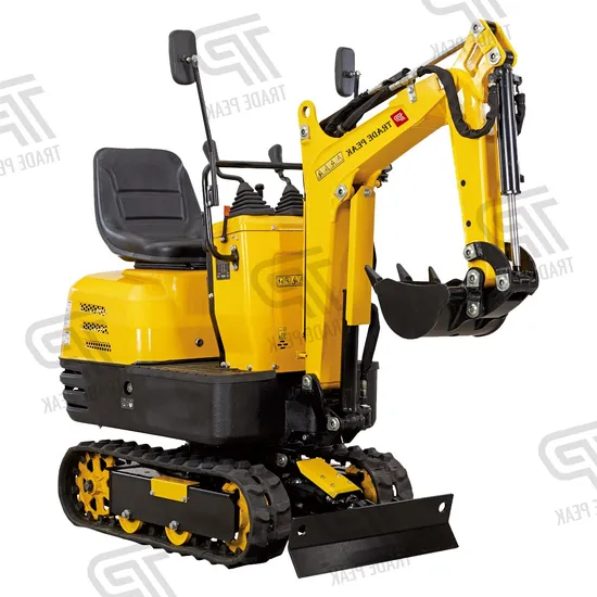 CE&EPA Gasoline Engine Hydraulic Rubber Crawler Backhoe Bucket Mini Digger Excavators