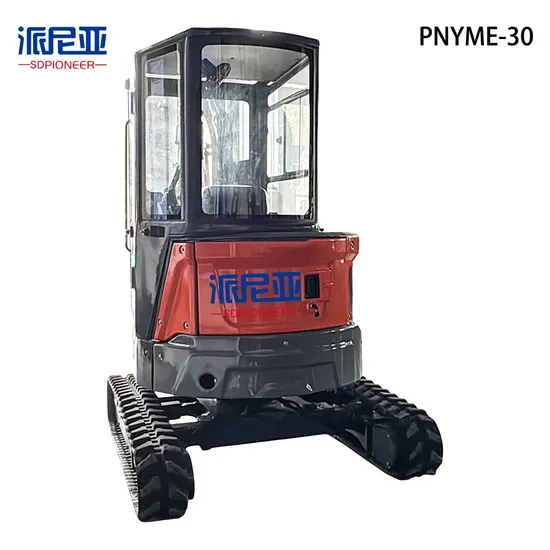 Versatile Excavator with Adjustable Bulldozer Blade and Electronic Control Pnyme-30