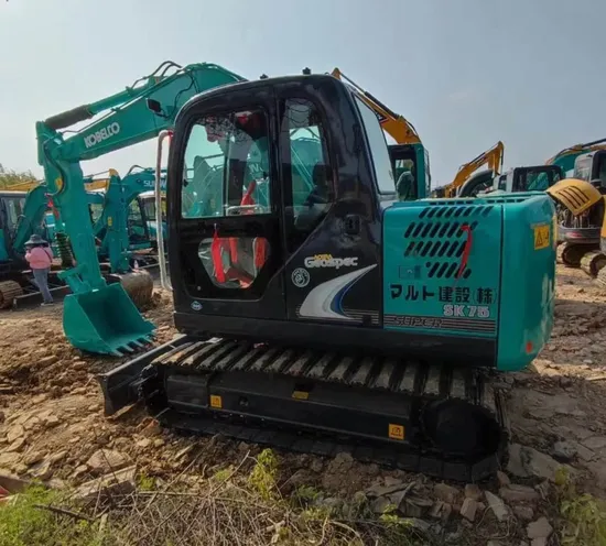 Used Kobelco Sk75 Sk55 Sk135 Crawler Excavator with Excellent Performance