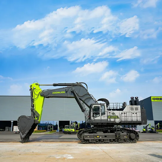 Zoomlio 116 Tonne Excavator Ze1250g Hydraulic Mining Shovel Variable Swash Plate Pumps Planetary Transmissions with Axial Piston Motor Hydraulically Released