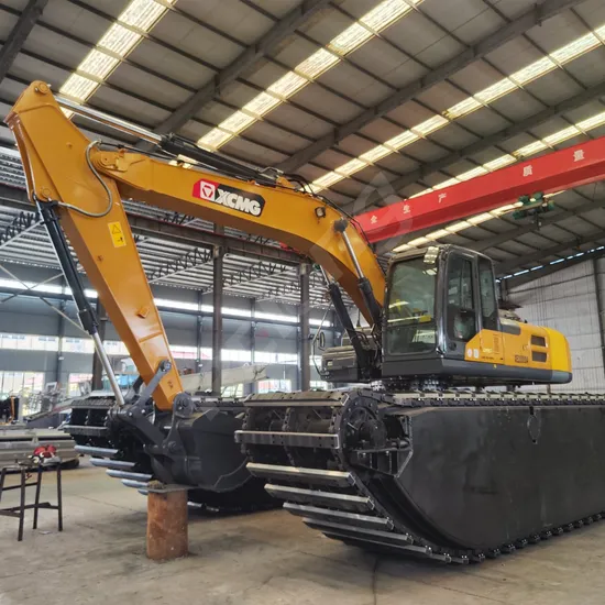 Amphibious Excavator Swamp Excavators Water Digger for Project in Swamp/River/Deep Water/Lake