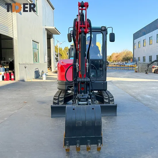 Tder Supplier Excavators 3.5ton Crawler Type Excavator with Attachment