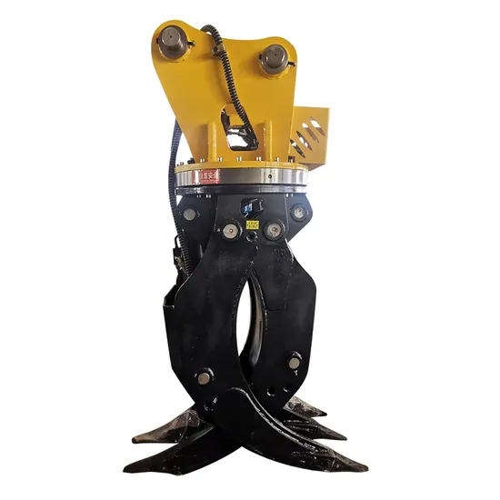 Excavator Timber Grab Hydraulic Wood Grabber Hydraulic Rotating Rock Grapple for Mini Excavator on Sale