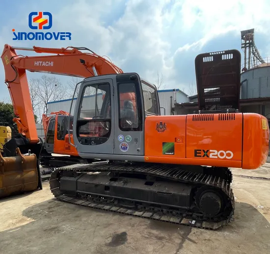Hitachi Medium Excavator Zx200 20ton Crawler Digger for Sale