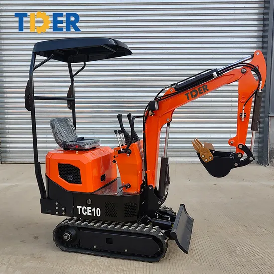 New Tder Small Digger Micro Bagger Mini Excavadora 1 2 2.5 Ton Crawler Excavator Prices