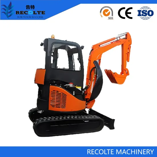 0.8-4 Ton Mini Bagger Hydraulic Small Digger Crawler Excavator/High-Performance Digging