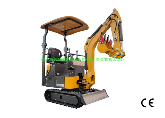 Construction CE Ex8010 Excavator Backhoe Loader Slippage Mini Small Hydraulic Crawler Farm Deisel Euro 5 Engine Land Wheel Engineering Excavator