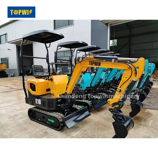 CE EPA Construction Newest Ht101000kg with Kubota/Laidong Engine Mini Excavator