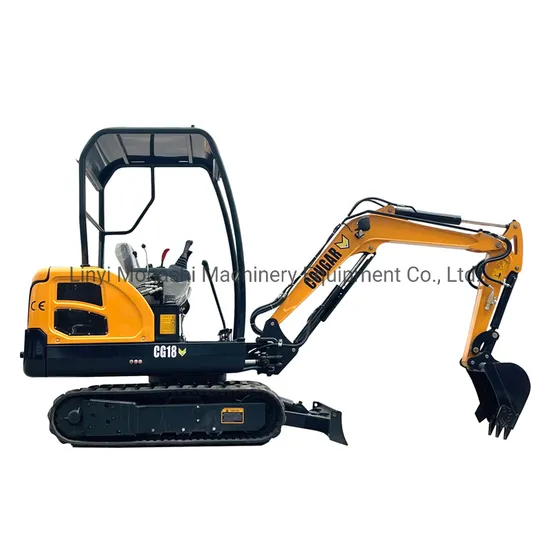 Compact Cougar Cg18 Mini Excavator with Hydraulic Crawler System for Efficient Digging