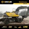 15 Ton Wheeled Excavator with Cummins Engine