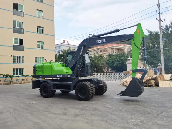 Tder Construction Machinery Wheel Digger 15ton Big Excavator