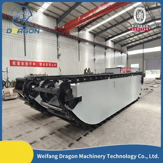 Channel Mud Cleaning Amphibious Multifunctional Dredger Long Reach Boom with Dredging Depth Dredging Excavator