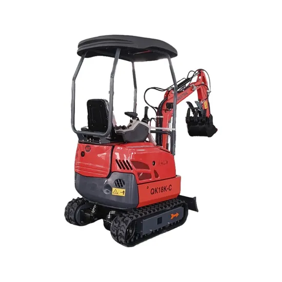 Qk18K-C Small Type Mini Excavators with 0.03 Cubic Meters Bucket Capacity