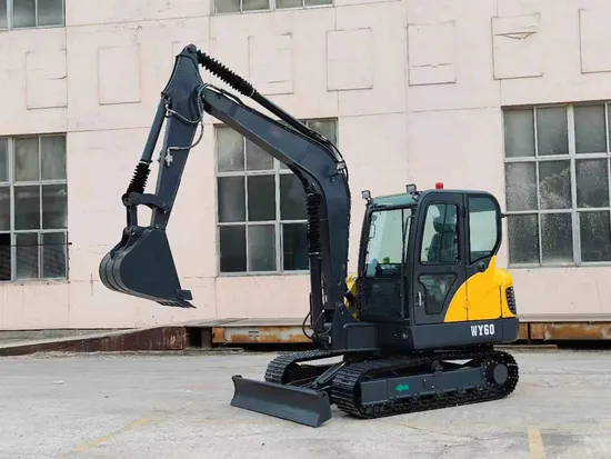 Wy60 6 Ton Heavy Machinery Crawler Digger/Excavators with Yanmar Engine for Sale