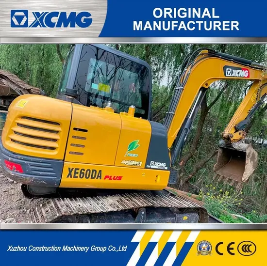 XCMG Official Xe60da Used 6 Ton Mini Small Crawler Excavator Machine